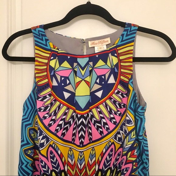 Mara Hoffman Pleat Front Shift Dress - Picture 4 of 5